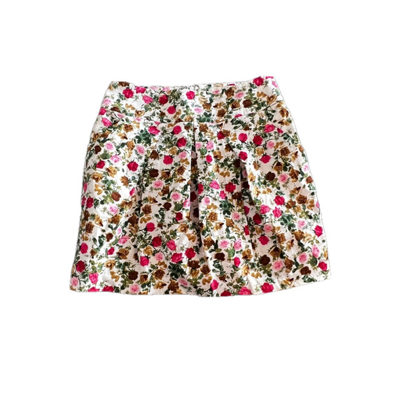 Forever 21 Dresses & Skirts - Women's Japanese Made Forever 21 Floral Skirt S/P White Pink